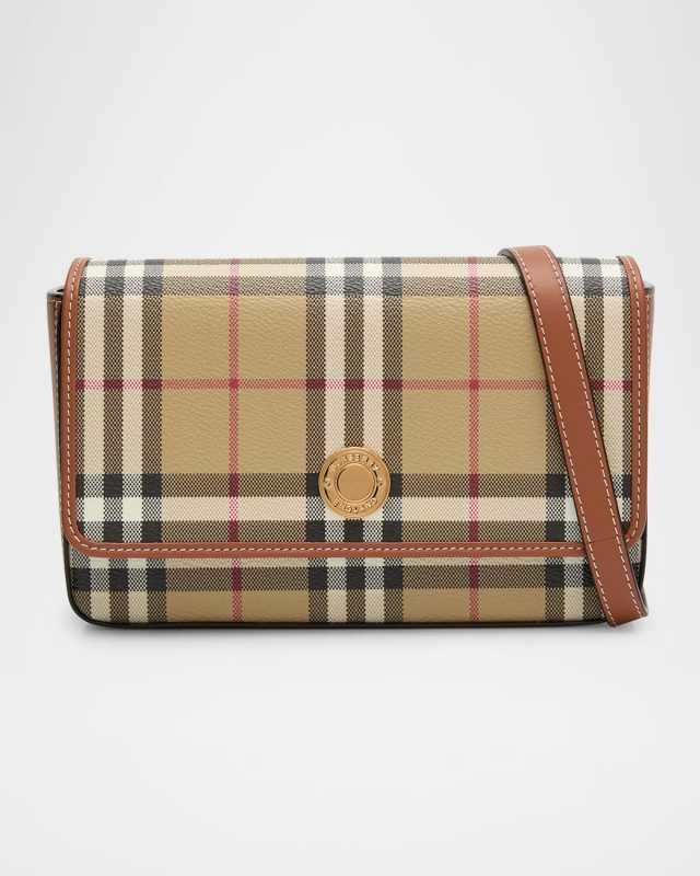 Hampshire Check Flap Crossbody Bag
